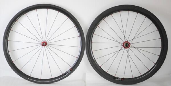 Buy cheap 2014 hot sale special assemble 700c carbon wheels 38mm+50mm 23mm clincher for road bike from wholesalers