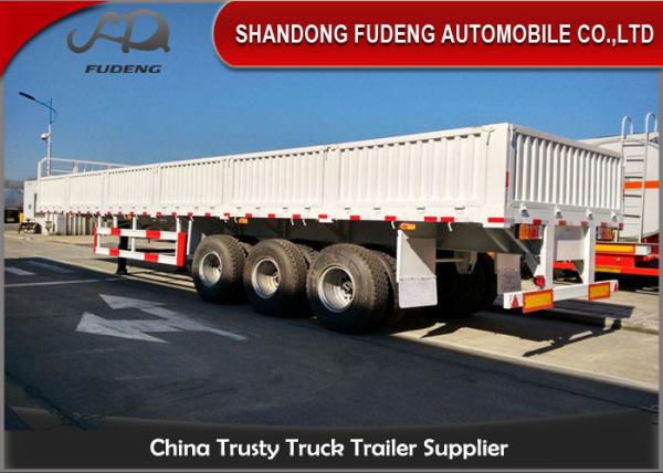 Buy cheap Heavy Duty 60Ton Side Wall Semi Trailer With WABCO Brake System from wholesalers