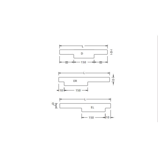 RCR2367 Aluminium Door Hidden Pull Handles for Living Room