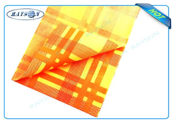 Buy cheap Customized 100% Polypropylene Non Woven Tablecloth Disposable Table Cloth from wholesalers