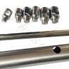 Buy cheap Handrail Fittings SUS 304 316 Mirror Satin Blind Passant Hole Stainless Steel Cross Bar Holder For Round Tube from wholesalers