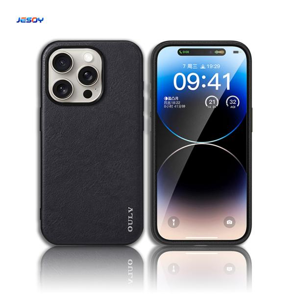 Buy cheap Business Style Leather Phone Case Back Cover For IPhone 16 15 Pro Max from wholesalers