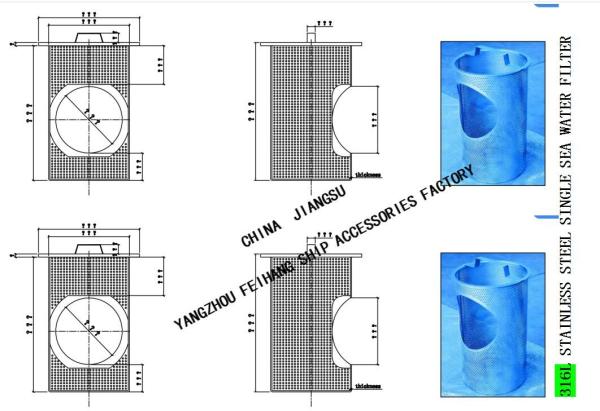 Buy cheap How To Measure The Size Of Sea Chest Strainer Filter Element Material : Stainless Steel from wholesalers