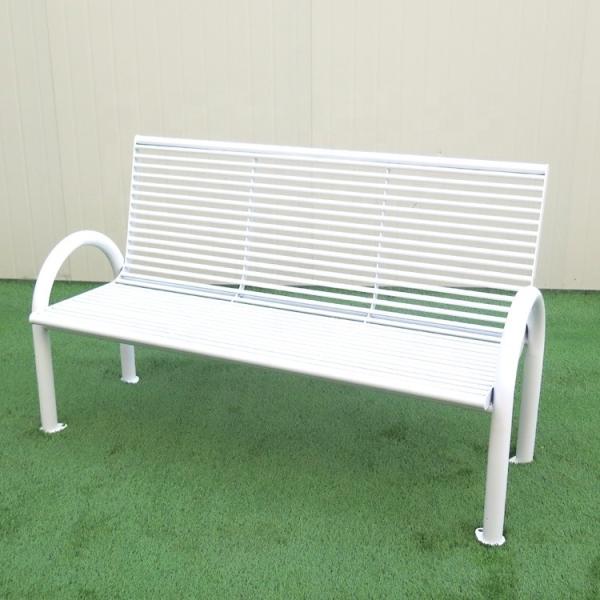 Buy cheap White Street Furnitures L1500xW620xH900mm Outside Metal Bench from wholesalers