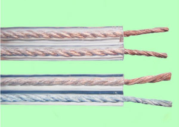 Buy cheap 2 Conductor Flexibility Speaker Wire Cable PVC 12 GA Gauge AWG Transparent Copper / CCA from wholesalers