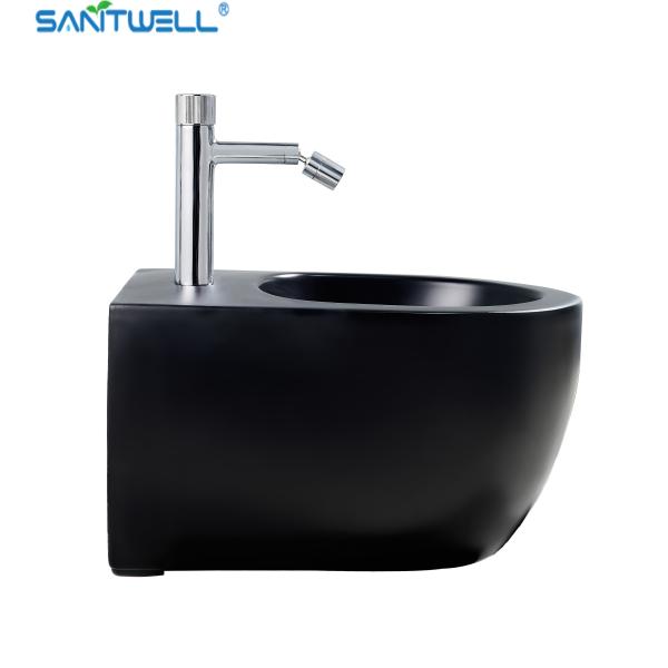 Buy cheap Bathroom WC pan SWJ1131MB White Wall Hung Bidet 490*370*300 mm size , Floor mounted bidet from wholesalers