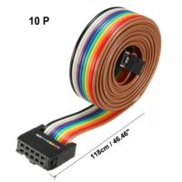 Buy cheap 24-30AWG Electronics Wire Harness , Flat Ribbon Jumper Cable Rainbow Color product