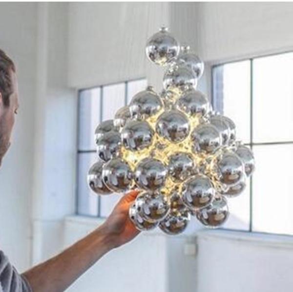 Buy cheap Nordic art designer ball ball living room minimalist chandelier Stochastic LED Pendant Light(WH-MI-126) from wholesalers