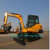 Buy cheap Heavy Construction Vehicles Small Wheeled Excavator Bucket Capacity 0.23CBM from wholesalers