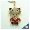 Buy cheap Three Color Custom Rhinestone Metal Fashion Cute Key Chains For Girl Friend's Birthday Gift from wholesalers