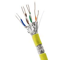 Buy cheap Yellow LSZH Jacket SFTP CAT6A Cable High Speed Network Cable Secure Data product
