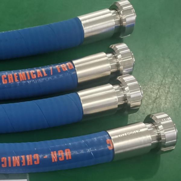 Buy cheap Acid Resistant Industrial Rubber UHMWPE Discharge Chemical Hose from wholesalers