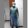 Buy cheap DISPOSABLE plastic pe apron in white or blue color, single packing or colord box packing from wholesalers