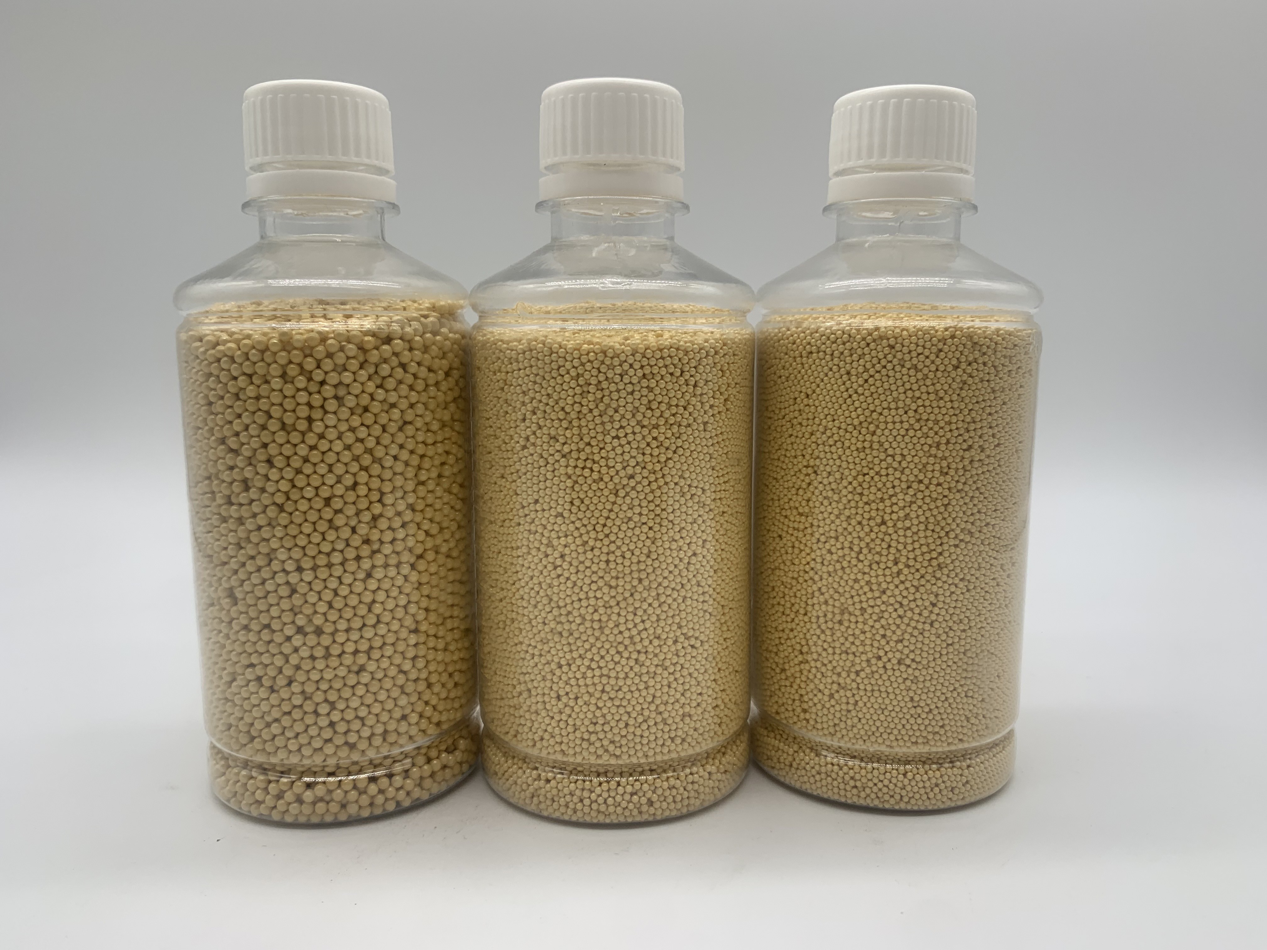 High Purity Yellow Ceria Stabilized Zirconium Beads Grinding Media with Density of 3.8kg/L