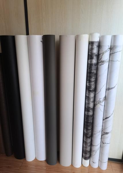Buy cheap White Marble Matte PVC Decorative Film for Vacuum Press Applications in Furniture Panels from wholesalers