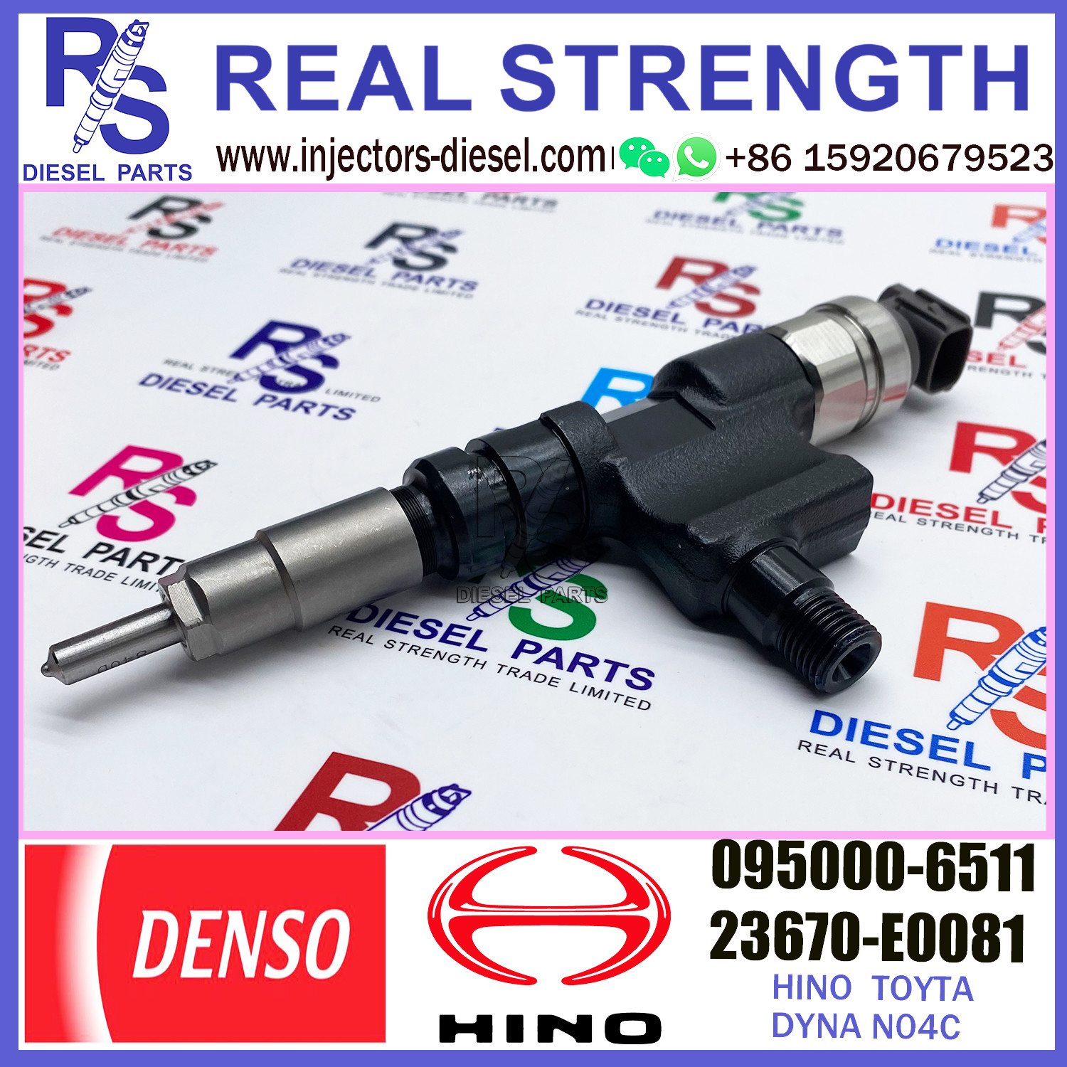 TOYOTA HINO Common Rail Diesel Injection 095000-6511 095000-6510 23670-79016