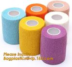 Nonwoven Self Adhesive Colored Vet Wrap Pet Care Sports Elastic Cohesive Bandage
