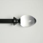 High End Polishing 16mm 19mm PMMA Crystal Curtain Finials