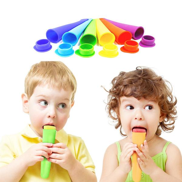 Buy cheap Silicone Ice Pole Moulds Popsicle Ice Lolly Maker Squeeze Ice Pop Tubes Summer Promotional Item from wholesalers