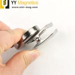 Round Base D36 Ferrite Neodymium Pot Magnet With Clip