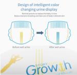 Exclusive Patented Design Growth Diaper for Leak Proof Protection