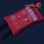 Supermarkets Fiberglass Fire Retardant Blanket Silicon Coating