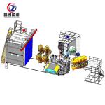 Air Cooling Rotational Molding Equipment For PE Plastic Tanks