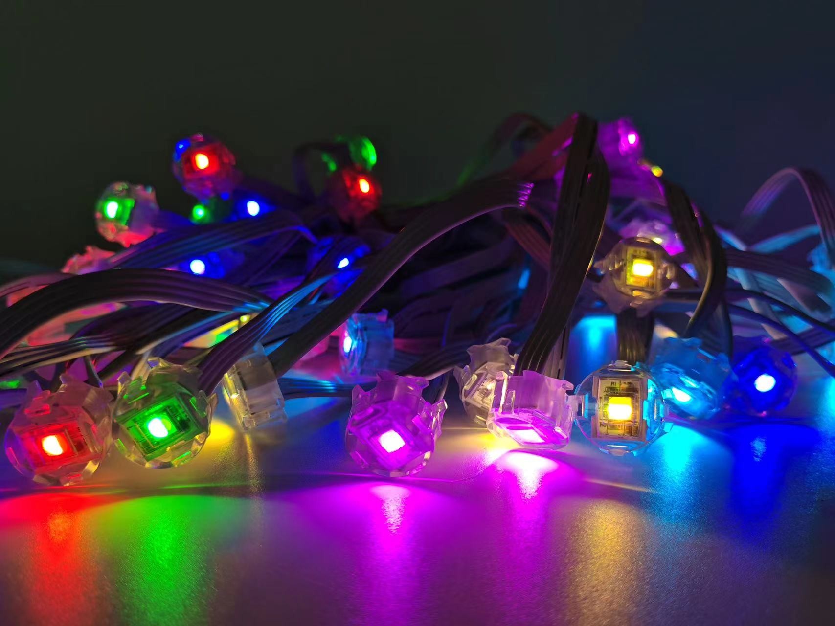 IP67 Pixel Lights Colorful House Eaves Light Decorative Lamp Outdoor Waterproof Permanent Christmas Lights