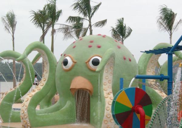 Buy cheap Octopus Aqua Water Park Playground Amusement Park Family Recreation from wholesalers