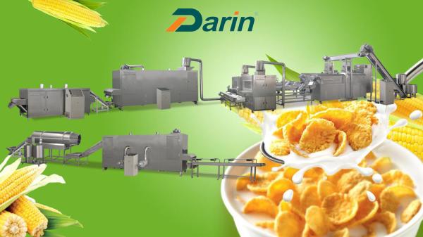 Buy cheap Siemens PLC SS 300kg/hr Corn Flakes Making Machine from wholesalers