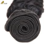 Factory Direct Sale Brazilian Virgin Human Hair 1b Color Deep Wave Hair Bundle