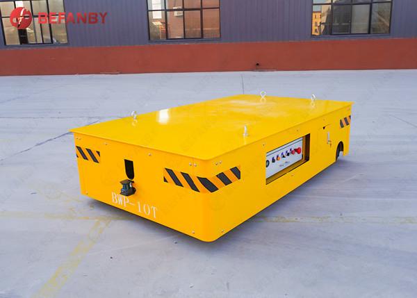 Industrial Field Large Capacity Battery Trackless Transfer Carts With Hand