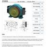 Buy cheap ZFW400L S Dia.400mm Lifting Elevator Traction Machine Gearless Driving Motor 630 - 1050Kg from wholesalers
