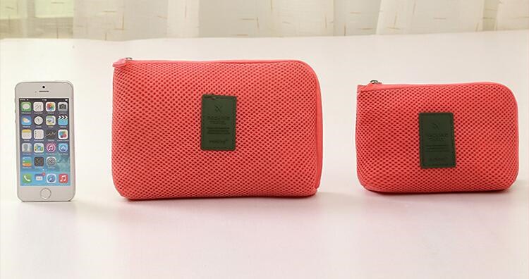 Soft feeling EVA foam bag mesh bag with sponge shockproof bag for digital camera