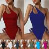 Buy cheap V Neck Ladies One Piece Swimsuit Flash Tight Conservative Triangle Beach Swimming Costume from wholesalers