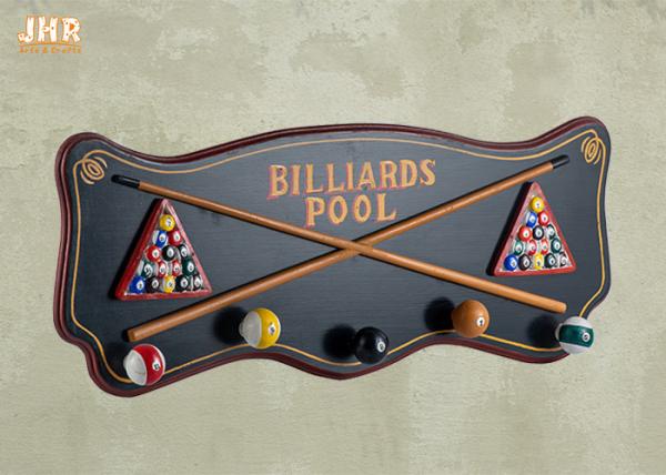 Buy cheap Wood Wall Clothes Hanger Wooden Wall Signs Decorative Wall Plaques Pub Sign Green Color from wholesalers