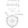 Buy cheap Low Intensity 32.5cd Red Steady Burning Aircraft Led Lights from wholesalers