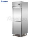 Practical Stainless Steel 500L Fridge Freezer , Soundless Commercial Upright