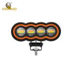 12V 24V Motorbike Spot Lights White Yellow 4 Beam Aluminum Case LED Motorbike
