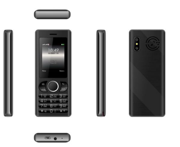 OEM ODM Feature Phones 1.77inch GSM Quad Band Unlocked Cell Phones large battery