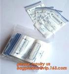 BIODEGRADABLE medical k pill bags white block, medical zipper closing bags,