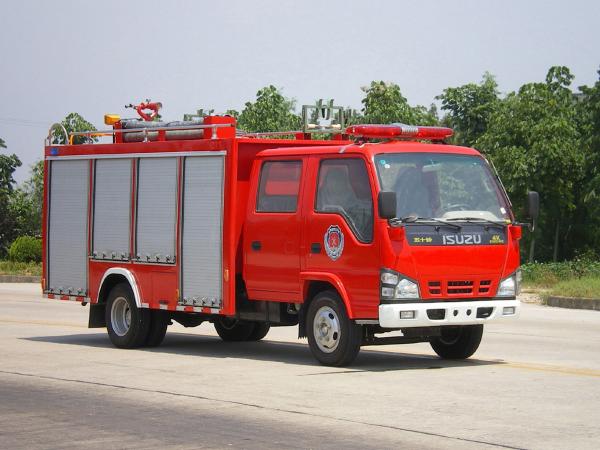 Buy cheap Compact Fire Fighting Water Truck 88KW 4x2 With 2000L Capacity from wholesalers