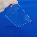 Heat Sensitive Quartz Glass Plate High Transmission Protect Transparent For UV