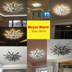 Remote led ceiling lights Modern for bedroom dimmer ceiling lamps acrylic