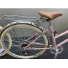 Buy cheap Sleek City Commuter Bicycles With Flat Handlebars Pink 6 Speed Bike from wholesalers