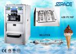6248A Gravity Feed Table Top Ice Cream Machine For Business Stainless Steel