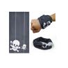 Buy cheap Black White Skull Tubular Headwear / Scarf 25 * 50cm Digital Printing from wholesalers