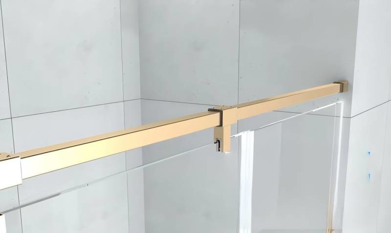 Customizable Shower Door Wall Profile Rustproof Bathtub Sliding Door Frame