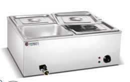 Buy cheap 2-tank Commercial Cooking Equipment For Restaurant / Hotel / Commercial Kitchen 1.5KW Electric Bain Marie from wholesalers
