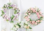 15'' Hanging Artificial Flower Wreaths On Door OEM ODM